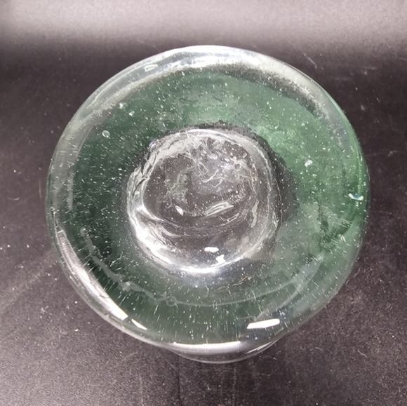 Vintage handblown wine glasses with a grape‎ design - Picture 7 of 7